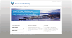 Desktop Screenshot of crudemarketing.chevron.com