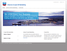 Tablet Screenshot of crudemarketing.chevron.com